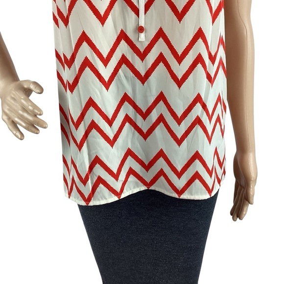 GLAM Chevron Print Cami Tank Top Small - Picture 3 of 7